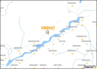 map of Kao-kut