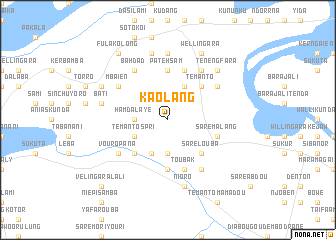 map of Kaolang