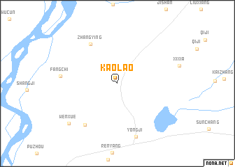 map of Kaolao