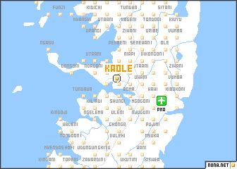 map of Kaole