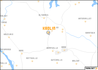 map of Kaolin