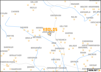 map of Kaolos