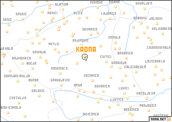 map of Kaona