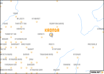 map of Ka-onda