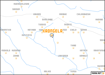 map of Kaongela