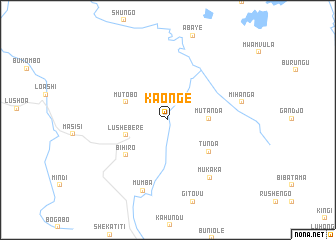 map of Kaonge