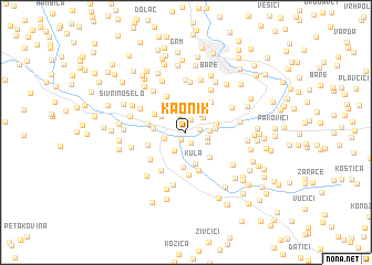 map of Kaonik