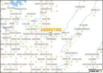 map of Kao-pu-ting