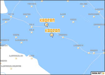 map of Kaoran