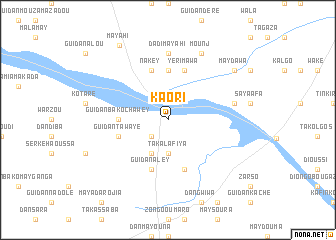 map of Kaori