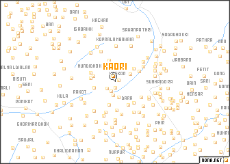 map of Kaori