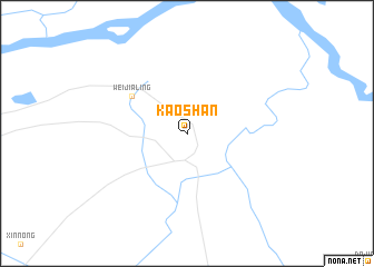 map of Kaoshan
