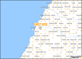 map of Kao-tung