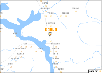 map of Kaoua