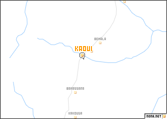 map of Kaoui
