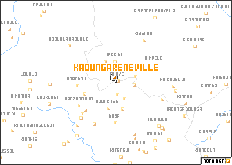 map of Kaounga Renéville