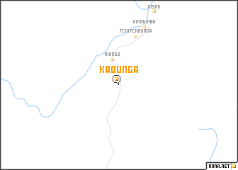 map of Kaounga
