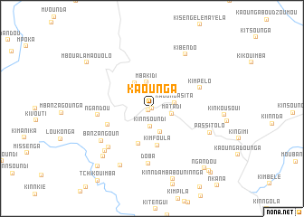 map of Kaounga