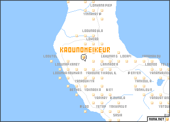 map of Kaounoméikeur