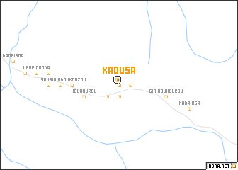 map of Kaousa