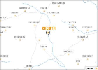 map of Kaouta