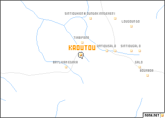 map of Kaoutou
