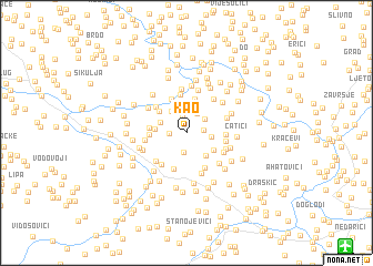 map of Kao