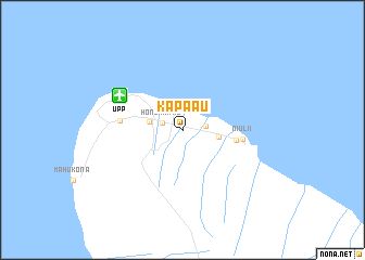 map of Kapaau