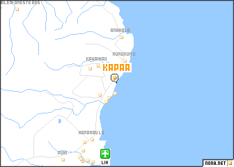 map of Kapaa