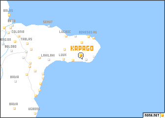 map of Kapago