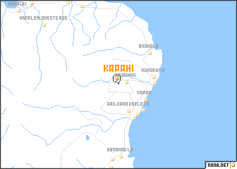 map of Kapahi