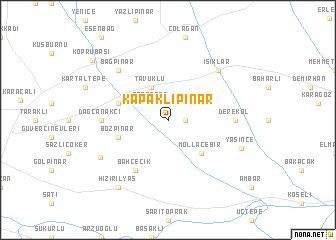 map of Kapaklıpınar