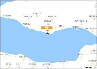 map of Kapaklı