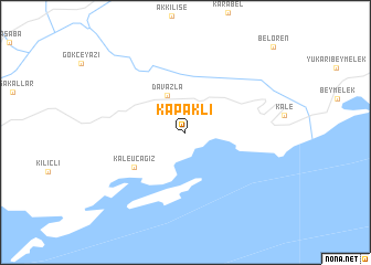 map of Kapaklı