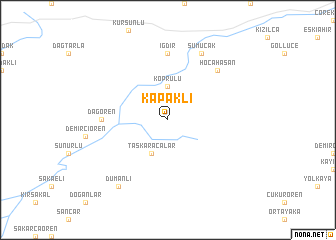 map of Kapaklı