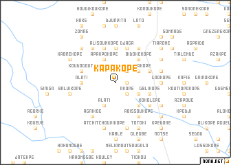 map of Kapakopé