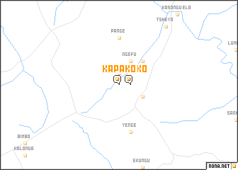 map of Kapako