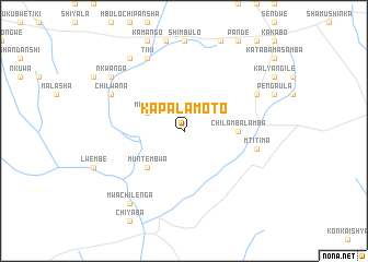 map of Kapalamoto