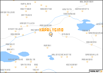 map of Kapalygino