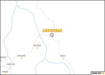 map of Kapambwe