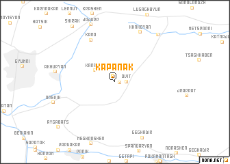 map of Kapanak