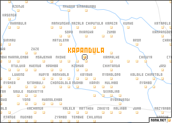 map of Kapandula