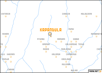 map of Kapandula