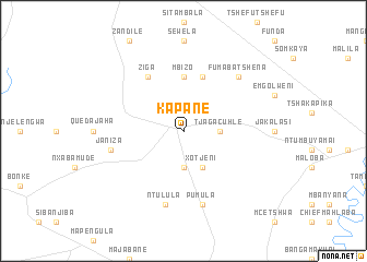 map of Kapane