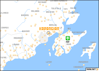 map of Kapangi-an