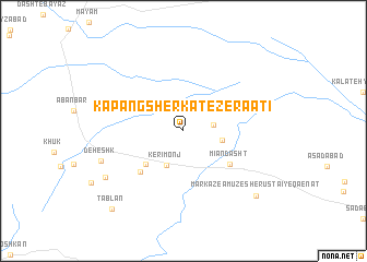 map of Kapang Sherkat-e Zerā‘atī