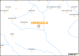 map of Kapangula