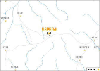 map of Kapanji