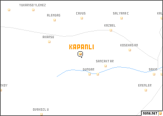 map of Kapanlı