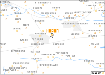 map of Kapan\